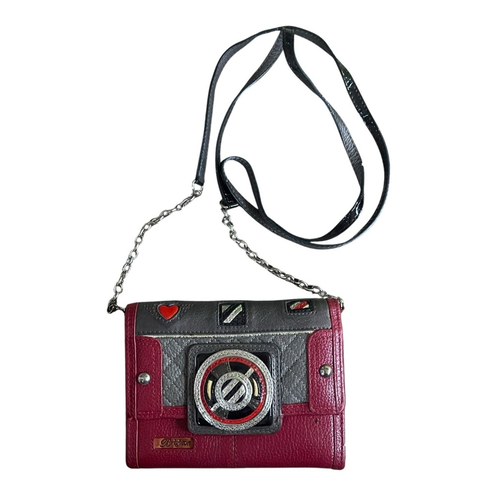 Brighton Flash Tech Camera Crossbody Purse Wallet Steampunk Photography Chain